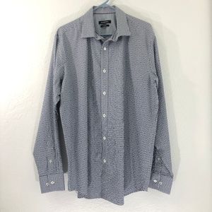 Bugatchi Classic Fit Men's Shirt Long Sleeve Large